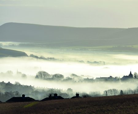 Lewes Covered in Fog